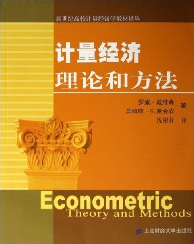 新世纪高校计量经济学教材译丛•计量经济理论和方法