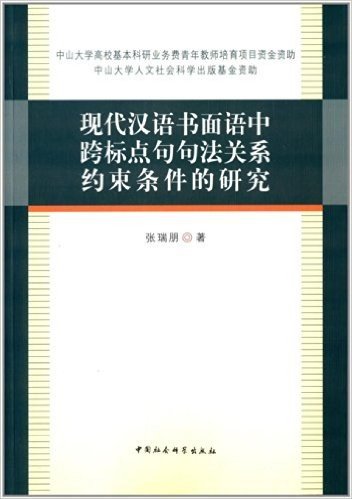 现代汉语书面语中跨标点句句法关系约束条件的研究