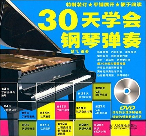 30天学会钢琴弹奏(附DVD光盘)