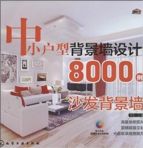 中小户型背景墙设计8000例:沙发背景墙(附光盘)