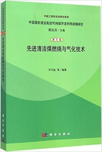 中国煤炭清洁高效可持续开发利用战略研究(第5卷):先进清洁煤燃烧与气化技术