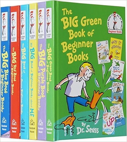 英文原版 贝贝熊精装合辑6册全套 My Big Book of Beginner Books about Me/The Big Book of Berenstain Bears Beginner Books/The Big Red Book of Beginner Books/The Big Green Book of Beginner Books/The Big Blue Book of Beginner Books/The Big Purple Book of Beginner Books 苏斯博士