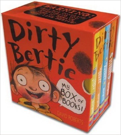 Dirty Bertie: My Box of Books! 脏小弟4册手掌纸板书 (Dirty Bertie)