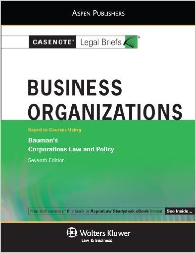 Business Organizations: Bauman